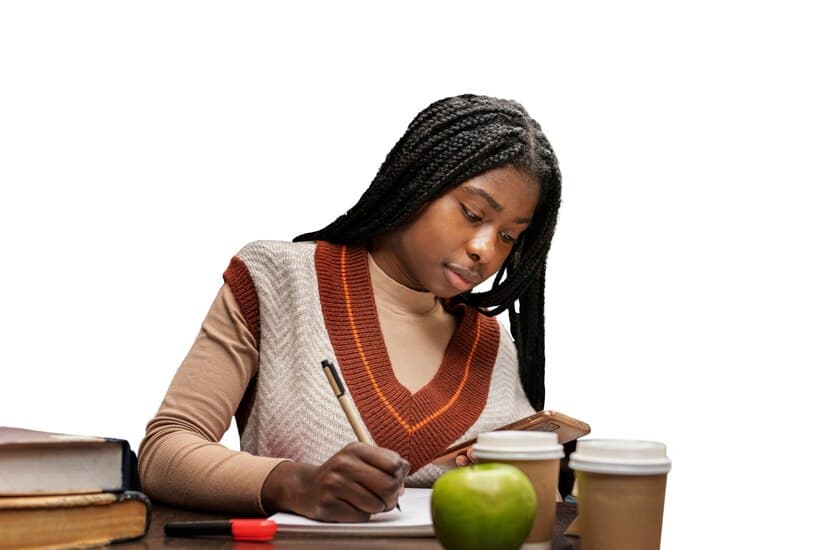 Students accessing past papers